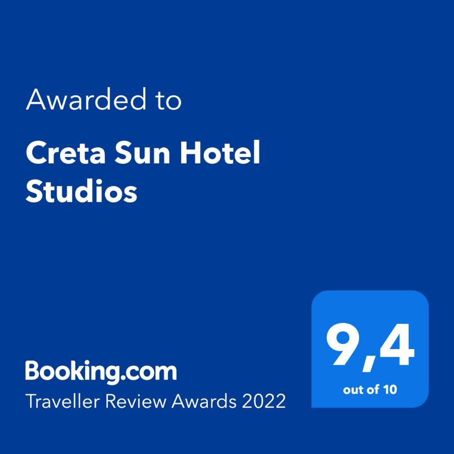 Creta Sun Hotel Studios Agia Pelagia Eksteriør bilde